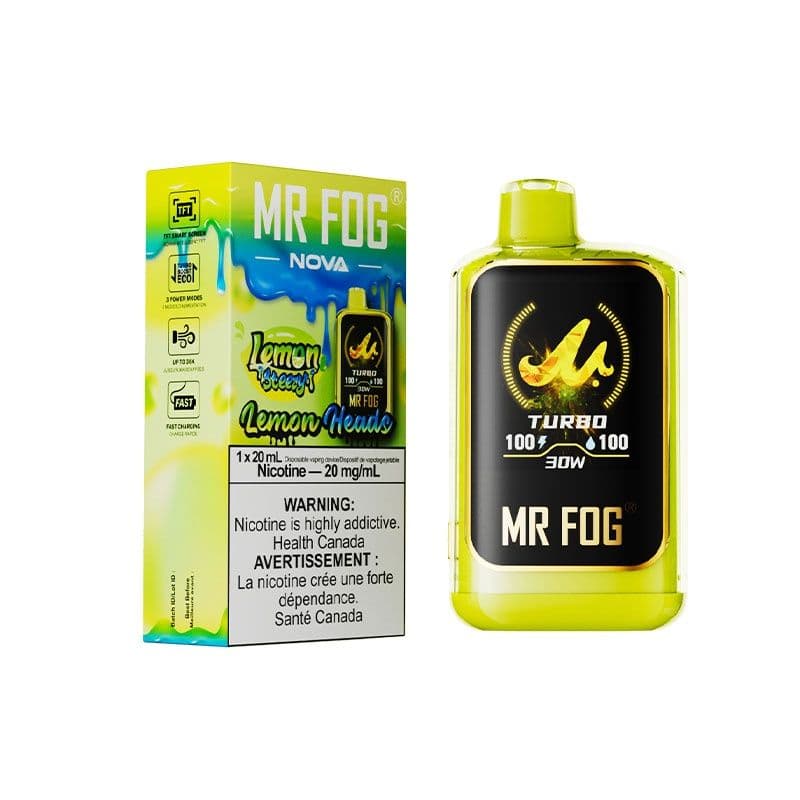 Mr. Fog - Nova - Lemon Steezy Lemon Heads 20mg
