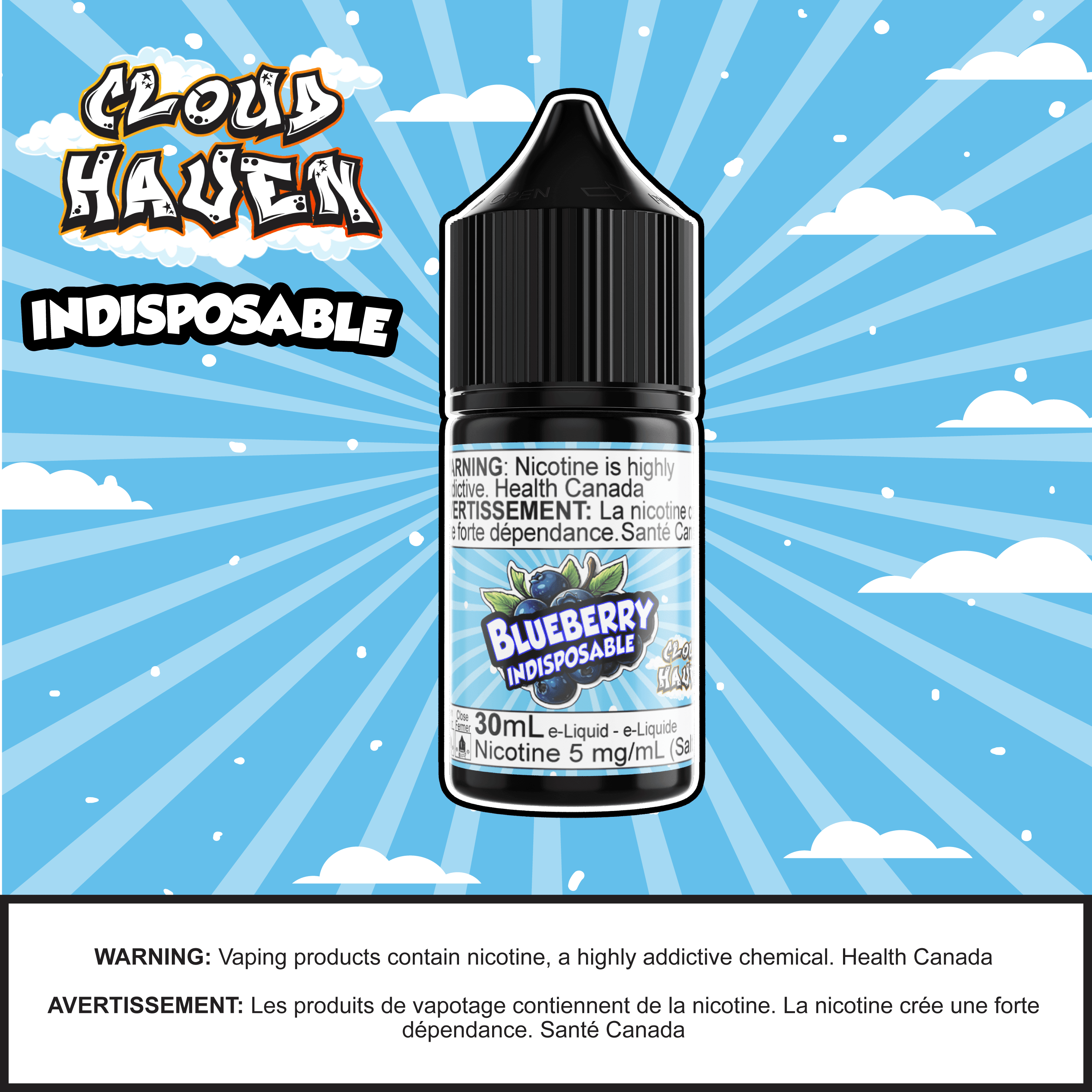Cloud Haven - INDISPOSABLE Blueberry