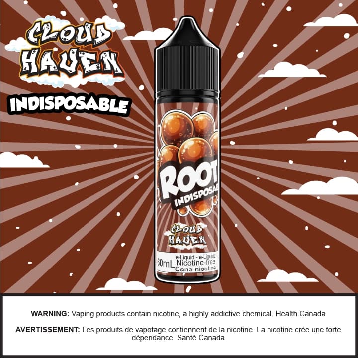 Cloud Haven - INDISPOSABLE Root B salt nicotine e-liquid bottle