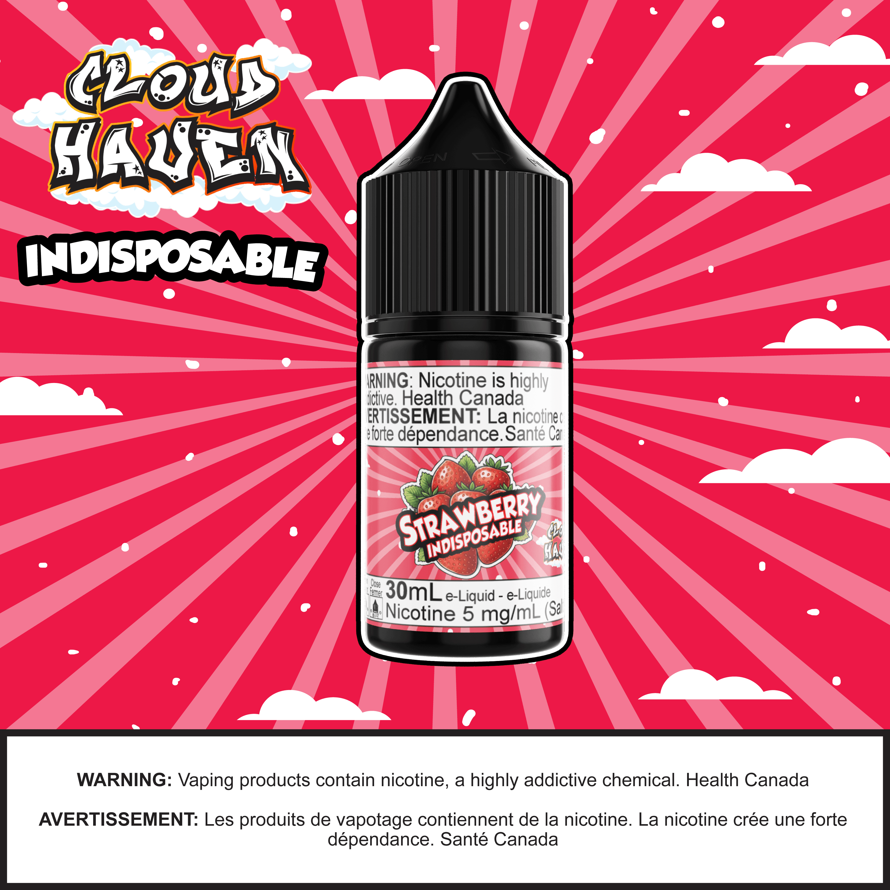 Cloud Haven - INDISPOSABLE Strawberry