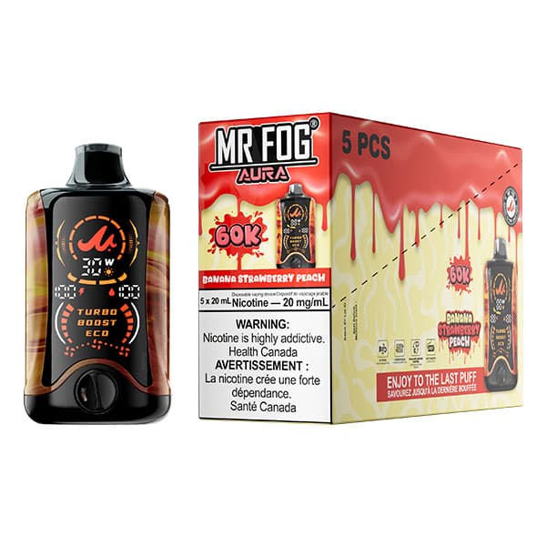 Mr. Fog - Aura 60K Puff Banana Strawberry Peach product image