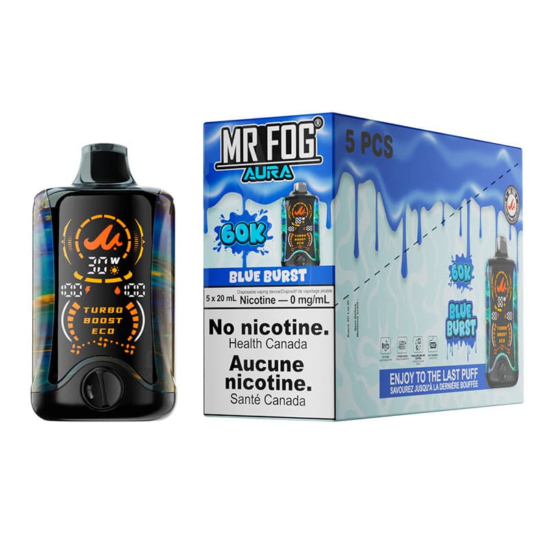 Mr. Fog - Aura 60K Puff Blue Burst product image