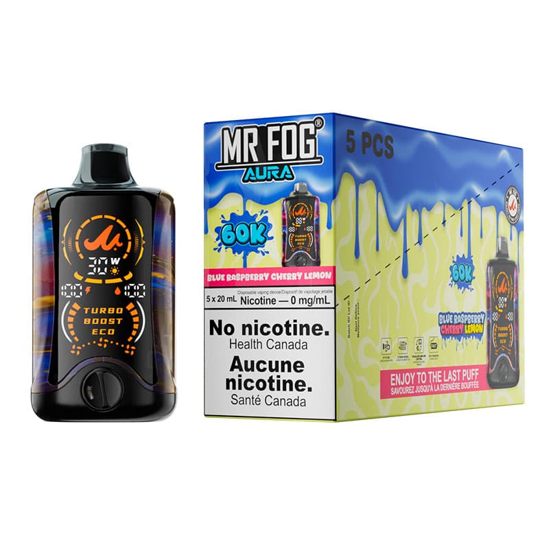 Mr. Fog - Aura 60K Puff Blue Raspberry Cherry Lemon product image