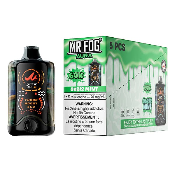 Mr. Fog - Aura 60K Puff Oasis Mint product image