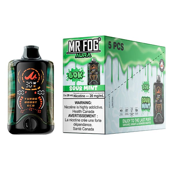 Mr. Fog - Aura 60K Puff Sour Mint product image
