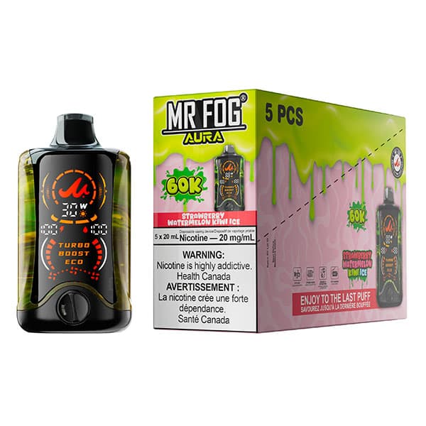Mr. Fog - Aura 60K Puff Strawberry Watermelon Kiwi Ice product image